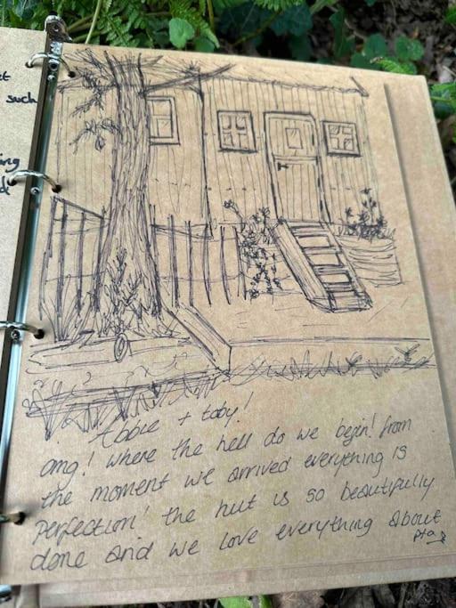 Cornwall Woodland Shepherd'S Hut Deirdres Hut Bodmin Buitenkant foto