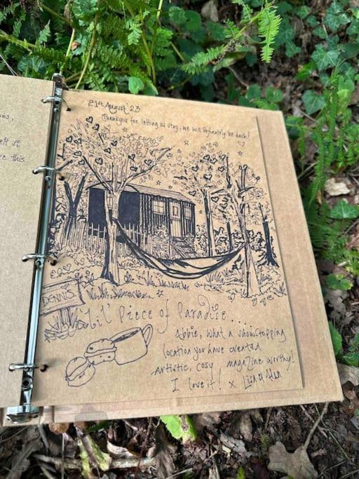 Cornwall Woodland Shepherd'S Hut Deirdres Hut Bodmin Buitenkant foto